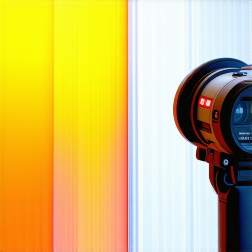 Infrared camera capturing thermal images of house wall to detect moisture and adhesion issues.