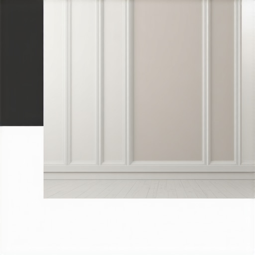 Living room walls with neutral paint shades seen under daytime and evening lighting, illustrating color stability.