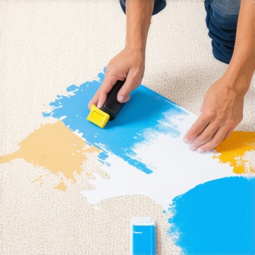 How to Clean Paint Spills Out of Your Carpet After They've Dried