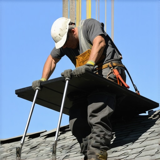 How to Keep Your Paint Tray From Sliding Off a Sloped Roof
