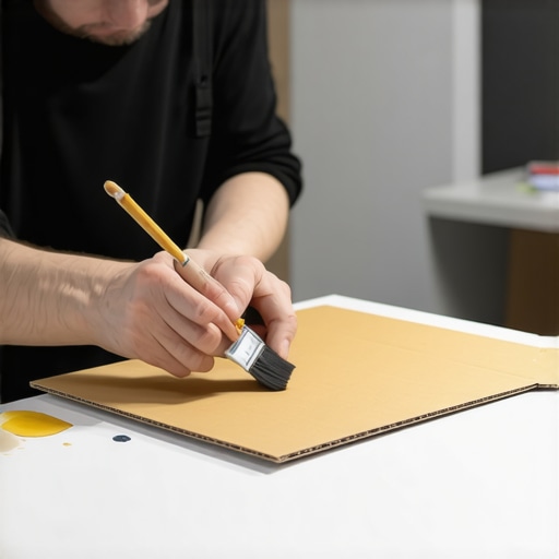 The Cardboard Trick for Perfect Edge Painting Without a Shield