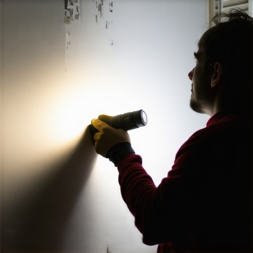 The Flashlight Trick for Spotting Bad Drywall Patches Before Painting