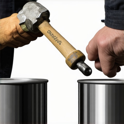 The Hammer Hack for Closing Paint Cans Without Splashing