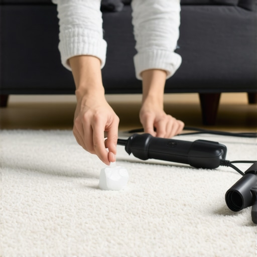 The Ice Cube Trick for Fixing Carpet Dents After Moving Furniture
