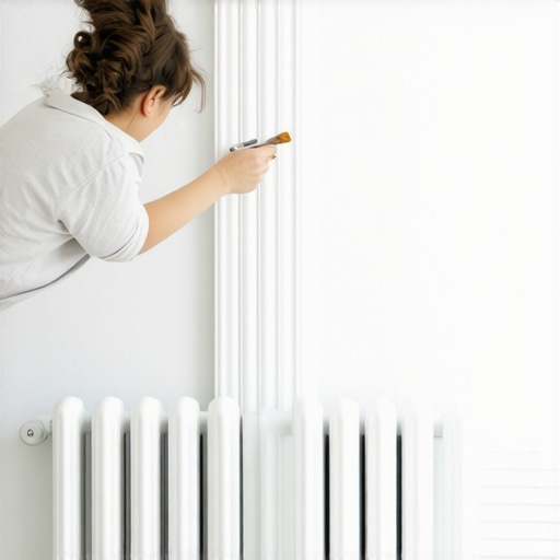 The Secret to Painting Behind Radiators Without Moving Them