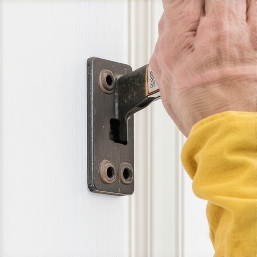 The Secret to Painting Smooth Lines Around Door Hinges
