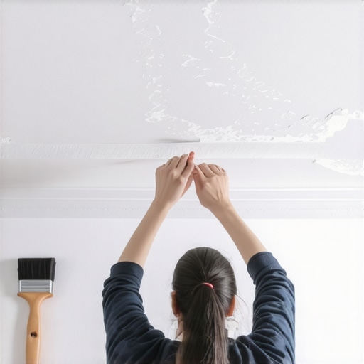 The Simple Tape Hack for Perfect Lines on Textured Ceilings