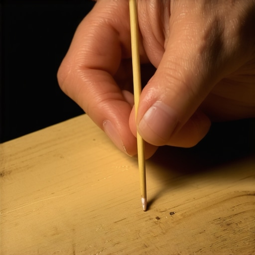 The Toothpick Trick for Filling Tiny Nail Holes Perfectly