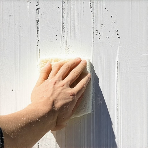 The Wet Sponge Test for Checking If Your Old Paint Is Chalking