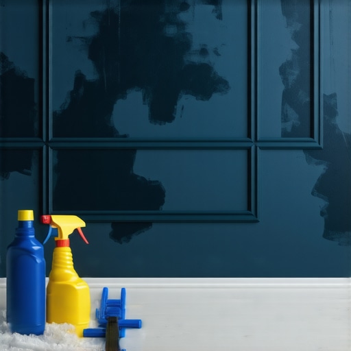 Why Dark Blue Walls Always Look Smeared After Cleaning