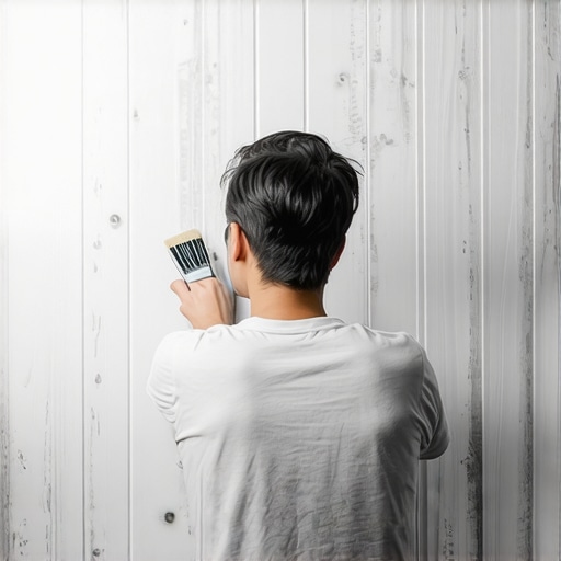 How to Paint Over Wood Paneling Without the Grooves Showing