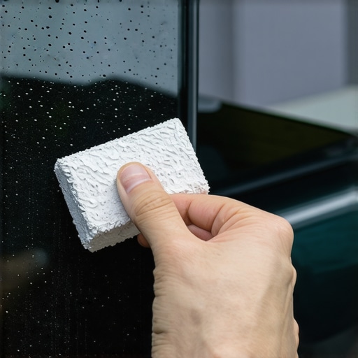 How to use a clay bar to remove overspray from windows