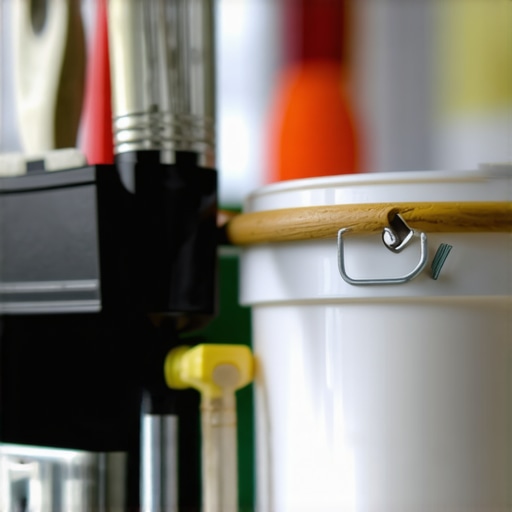 A professional painter cleaning and inspecting paint tools to ensure durability and performance.