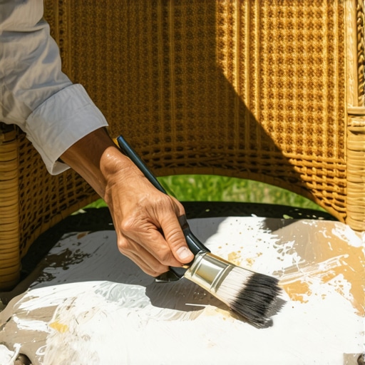 The Best Way to Paint Wicker Furniture Without Clogging the Weave