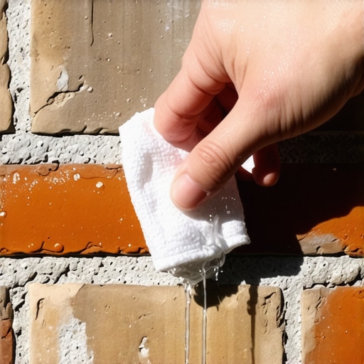 The Damp Cloth Test for Identifying Failing Masonry Sealer