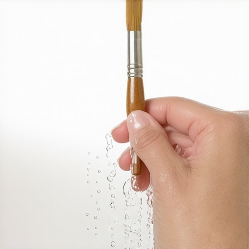 The Hot Water Trick for Softening Stiff Paint Brushes