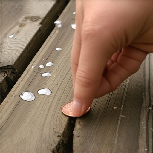 The Penny Trick for Checking If Your Deck Is Too Wet to Stain