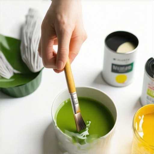 The Simple Vinegar Trick for Cleaning Brushes Used in Eco-Friendly Paints