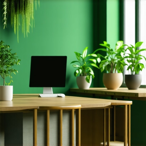 Why You Should Paint Your Home Office Green for Focus