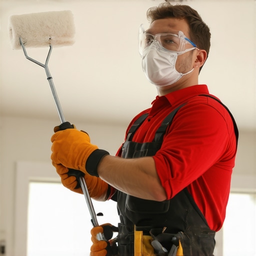 How to Paint Your Ceiling Without Getting Specks on Your Face