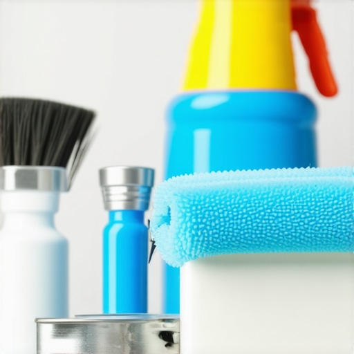 Proper Care for Painting Tools Painter cleaning brushes and rollers after a project.