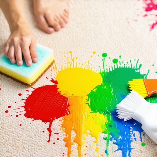 The Best Way to Handle Paint Splatters on Your Carpet