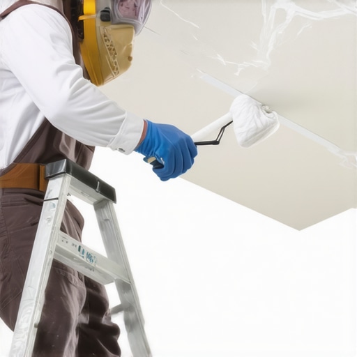 The Best Way to Paint a Ceiling Without Getting Splatters on Your Face