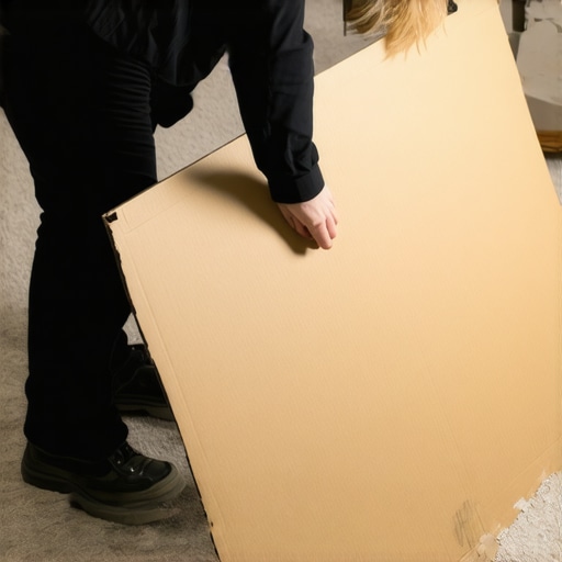 The Cardboard Shield Move for Painting Near Luxury Carpets