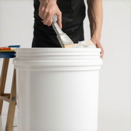 The Five-Gallon Bucket Hack for Pros Who Paint Alone