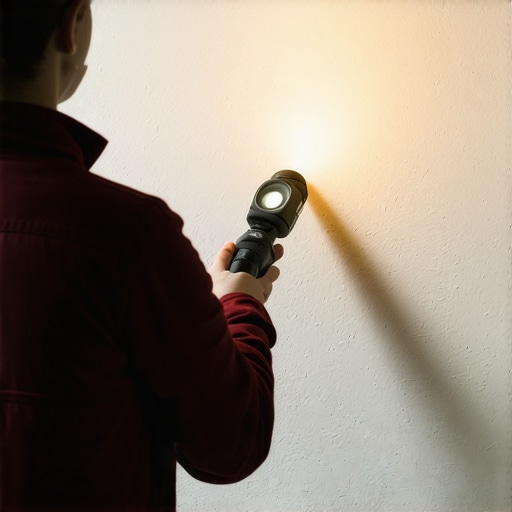The Flashlight Trick for Spotting Missed Spots on Your Walls