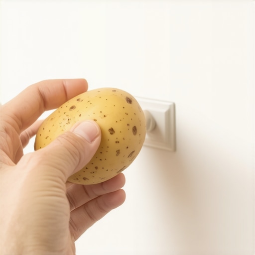 The Potato Trick for Cleaning Paint Off Light Switches