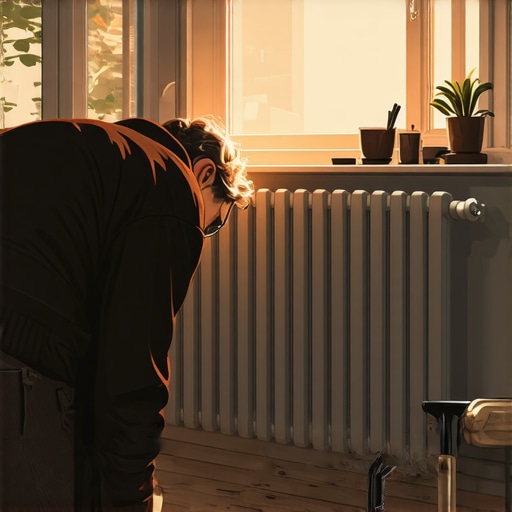 The Secret to Painting Behind a Heavy Radiator