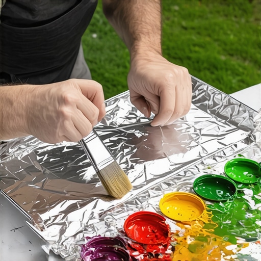 The Tinfoil Trick for Keeping Paint Trays Clean All Day