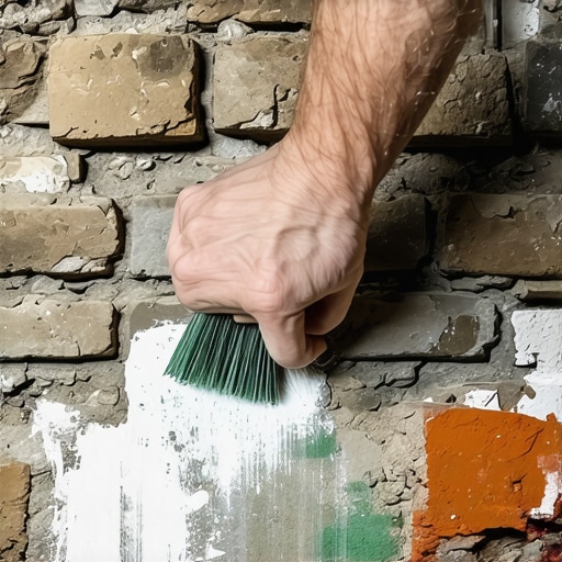 The Trick for Getting Paint Out of Rough Brick Crevices
