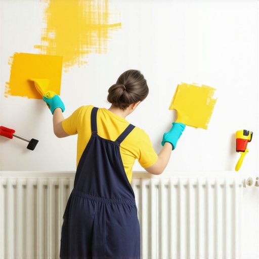 The Trick for Painting Behind Radiators Without Moving Them