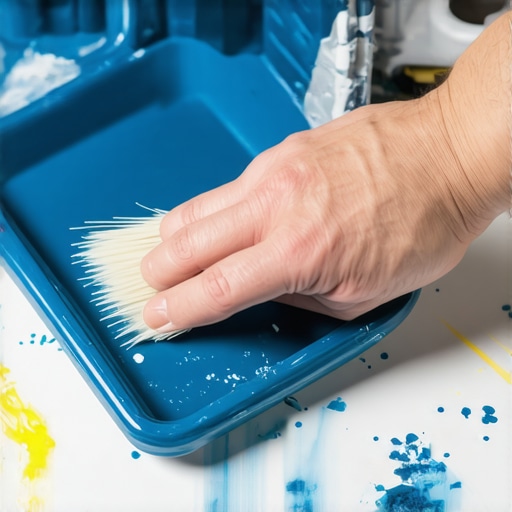 The Trick to Keeping Your Paint Tray Clean Without Liners