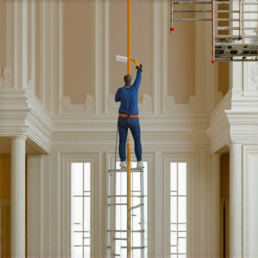 The Trick to Painting High Ceilings Without a Huge Ladder