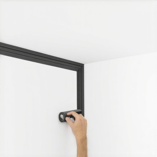 The Trick to Painting Straight Lines Between the Wall and Ceiling