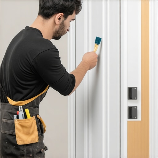 The Wet Brush Trick for Smoother Trim and Door Finishes