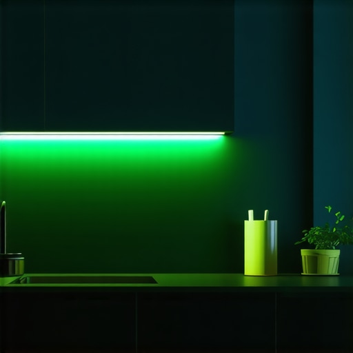 Why Your Blue Walls Look Green Under Your Kitchen's LED Lights