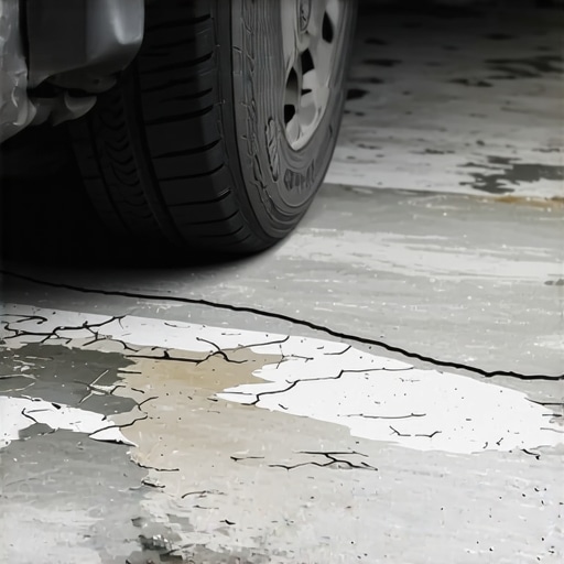 Why Your Concrete Floor Is Peeling Under Your Car Tires