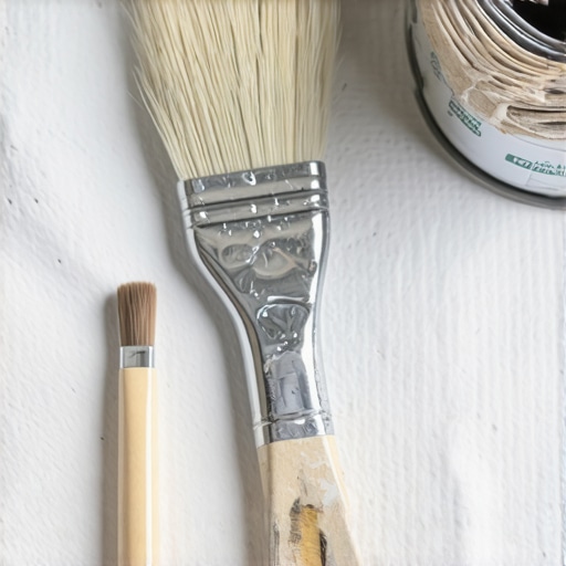 Essential Professional Painting Tools for Longevity A collection of professional painting tools including a brush comb and the rubber band paint can trick.