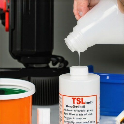 Essential Sprayer Pump Maintenance with TSL Applying Throat Seal Liquid to an airless paint sprayer pump to prevent packing damage.