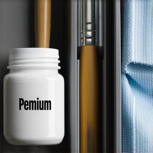 A DIY maintenance kit for touching up house paint on high traffic walls.