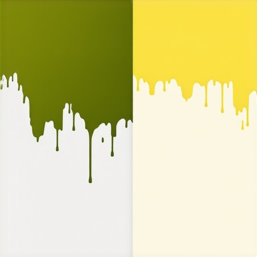 Professional Two-Coat Paint Comparison Visual comparison showing the difference between a poor single-coat paint application and a smooth professional two-coat finish.