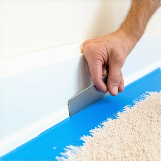 The Best Way to Mask a Carpeted Floor Before Painting Trim