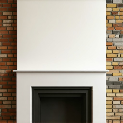 The Secret to Painting a Brick Fireplace So it Looks Like Stone